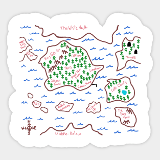 Audio Drama Fantasy Map Sticker